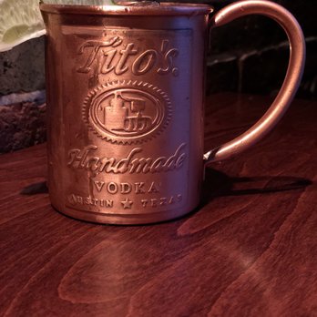 Cure - Neat little copper Tito's mug - New American Near Me - Portsmouth, New Hampshire
