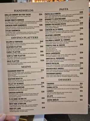 Menu photo 4 Divino Restaurant & Bar Toronto, ON Menu photo 4 Divino Restaurant & Bar Toronto, ON
