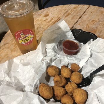 Kuway's Banh Mi - Fried mushrooms and iced tea :) - Vietnamese Near Me - Austin, Texas