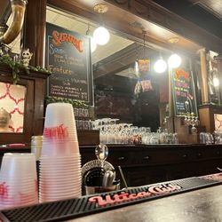 Saranac Brewery - The restaurant and bar, it's on the second floor.