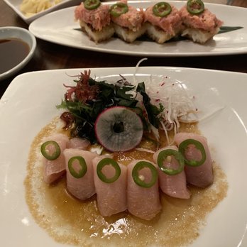 Katsu-Ya - Yellowtail with jalapeño. So good!! - Sushi Bars Near Me - Seattle, Washington