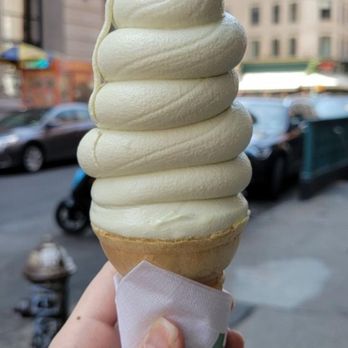 Softside - Pistachio soft serve on a cone - Ice Cream & Frozen Yogurt Near Me - New York, New York Softside - Pistachio soft serve on a cone - Ice Cream & Frozen Yogurt Near Me - New York, New York