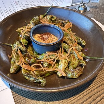 Teocalli Cocina - Blistered Shishito Peppers - Mexican Near Me - Arvada, Colorado Teocalli Cocina - Blistered Shishito Peppers - Mexican Near Me - Arvada, Colorado
