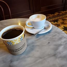 Capucino and drip coffee $9