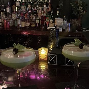 Medusa - two cocktails sitting on a bar - Lounges Near Me - Brooklyn, New York Medusa - two cocktails sitting on a bar - Lounges Near Me - Brooklyn, New York