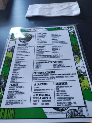 Menu photo 5 Tekila Lil Time Las Vegas, NV Menu photo 5 Tekila Lil Time Las Vegas, NV