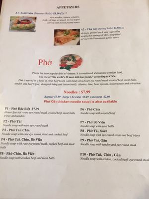 Menu photo 8 Pho Lucky Redford Charter Township, MI