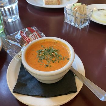 Silverwater Cafe - The red pepper soup - Seafood Near Me - Port Townsend, Washington Silverwater Cafe - The red pepper soup - Seafood Near Me - Port Townsend, Washington