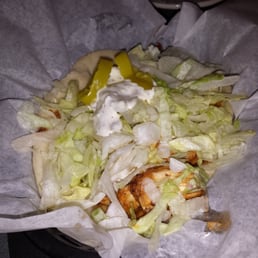 Spicy Chicken Gyro Sandwich