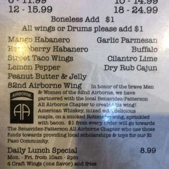 The El Paso Wing Factory - 8/29/21 - Chicken Wings Near Me - El Paso, Texas