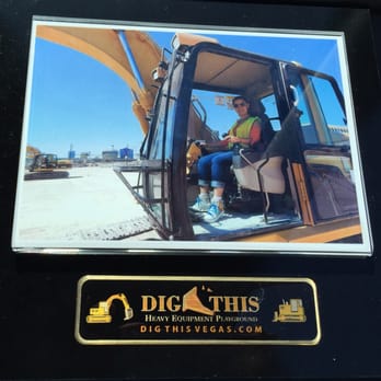 Dig This - The souvenir picture on my excavator - Amusement Parks Near Me - Las Vegas, Nevada