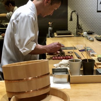 Hiden - Chef Honda working behind the counter - Japanese Near Me - Miami, Florida Hiden - Chef Honda working behind the counter - Japanese Near Me - Miami, Florida