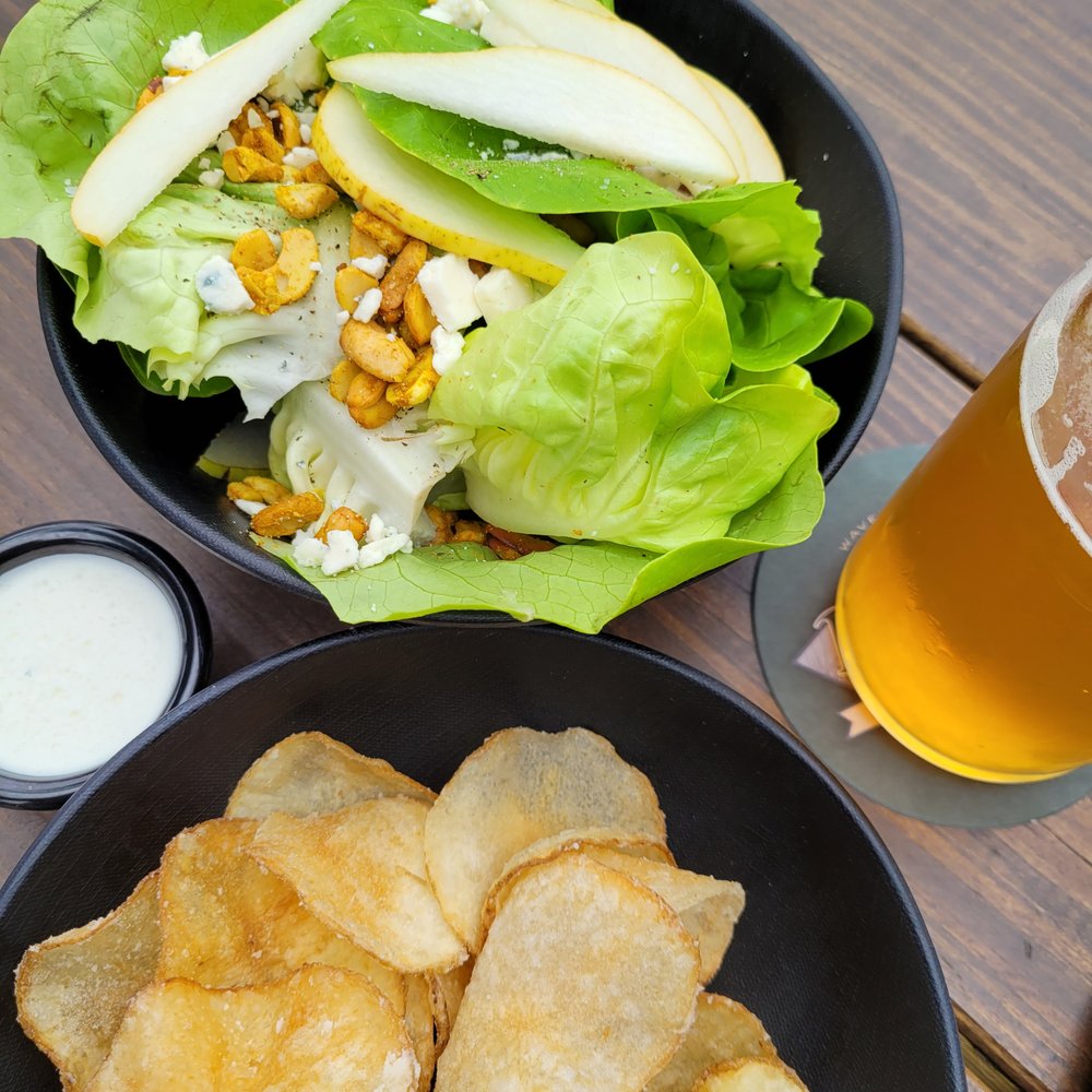 Corner Tap - Butter Lettuce Salad and Chips - Beer Bar Near Me - Santa Barbara, California Corner Tap - Butter Lettuce Salad and Chips - Beer Bar Near Me - Santa Barbara, California