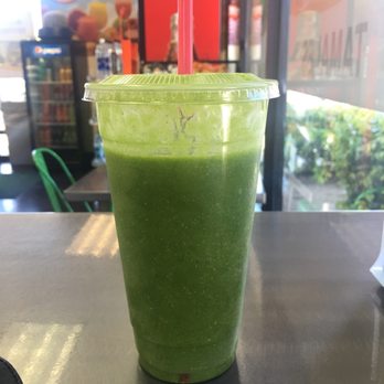 Orange Sunrise - Large green omega is tasty :) - Juice Bars & Smoothies Near Me - San Jose, California