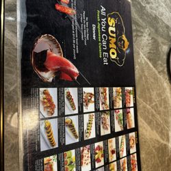 Sumo Sushi All You Can Eat - Menu