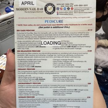 Modern Nail Bar - Services menu as of 7/13/25 - Nail Salons Near Me - Buford, Georgia