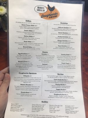 Menu photo 2 Durango Doughworks Durango, CO