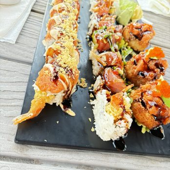 Oao Sushi Go - 3 crispy rice spicy tuna firecracker roll spicy crunchy dragon roll - Sushi Bars Near Me - Kahului, Hawaii Oao Sushi Go - 3 crispy rice spicy tuna firecracker roll spicy crunchy dragon roll - Sushi Bars Near Me - Kahului, Hawaii