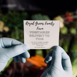 Royal Greens Farm - Vegetables delivered to you.