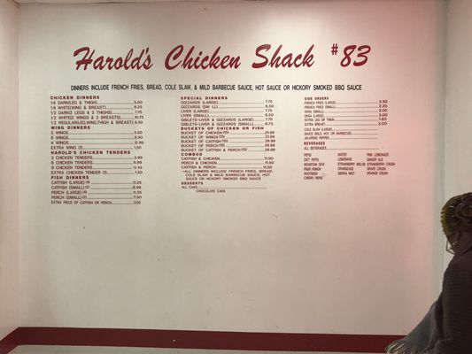 Menu photo 2 Harolds Chicken Shack Aurora, IL