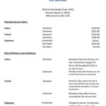 MV Cnc Services - Rates - Machine Shops Near Me - Boynton Beach, Florida MV Cnc Services - Rates - Machine Shops Near Me - Boynton Beach, Florida