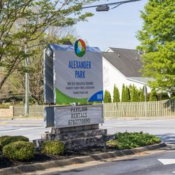 Alexander Park - park sign