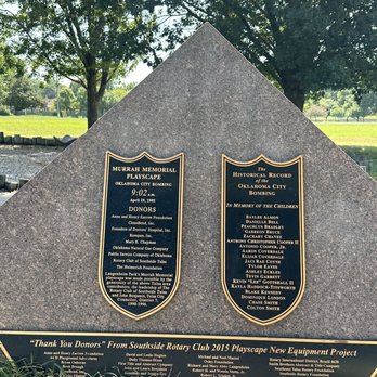 Langenheim Park - Memorial plaque - Parks Near Me - Tulsa, Oklahoma