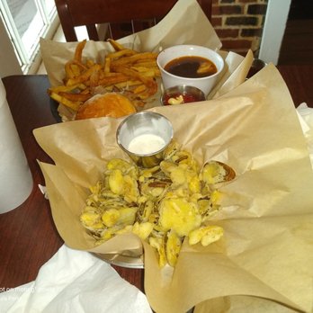 The Camp - Fried pickles and the dip - Burgers Near Me - Natchez, Mississippi The Camp - Fried pickles and the dip - Burgers Near Me - Natchez, Mississippi