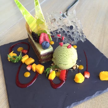 Miku - Green tea opera dessert - Japanese Near Me - Vancouver, British Columbia