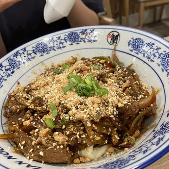 LAN Noodle - 乾拌牛肉麵 Dry Mixed Noodle with meat - Noodles Near Me - West Covina, California