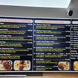 Gyro Sababa - Overhead menu (11/29/23)