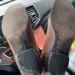 MX Boot Resole & Repair - Before picture