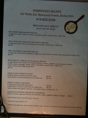 Menu photo 2 Sherwood Shoppe Becket, MA Menu photo 2 Sherwood Shoppe Becket, MA