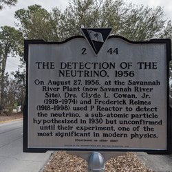 The Detection of the Neutrino Historical Marker - The Detection of the Neutrino Historical Marker, Aiken