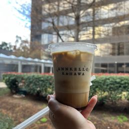 Chocolate chip cookie dough latte $8 Chocolate chip cookie dough latte $8
