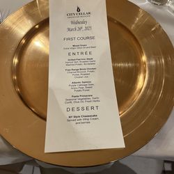 City Cellar - Menu