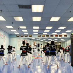 World Champion TaeKwonDo Academy - Rowland Heights - Red - Black Belt students in training