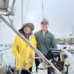 Matter Of Wine - Photo op with the captain, Lori