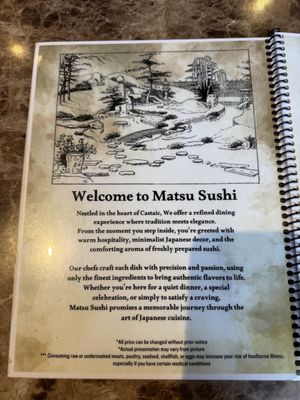 Menu photo 5 Matsu Sushi Castaic, CA Menu photo 5 Matsu Sushi Castaic, CA