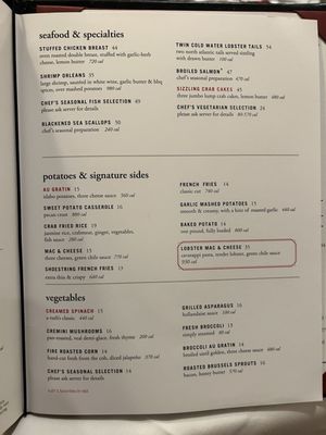 Menu photo 2 Ruth's Chris Steak House San Antonio, TX Menu photo 2 Ruth's Chris Steak House San Antonio, TX