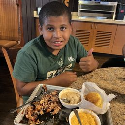 Pulled pork platter