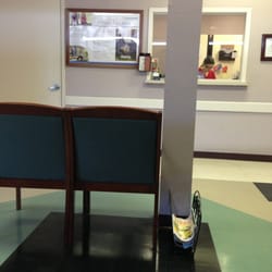 Satmed Medical Clinic - View of front desk in waiting room.