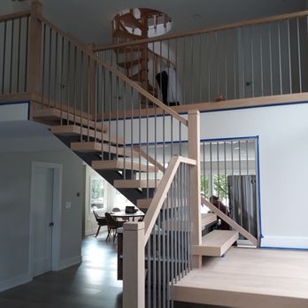 AB Flooring & More - open stairs, middle stringer - Flooring Near Me AB Flooring & More - open stairs, middle stringer - Flooring Near Me