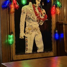 F-in Elvis in the entry. F-in Elvis in the entry.