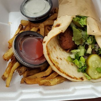 The Acropolis Grill - Falafel and fries - Mediterranean Near Me - Chattanooga, Tennessee