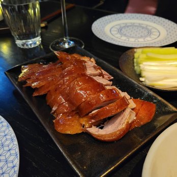 Mott 32 - Apple Wood Roasted Peking Duck "Signature Mott 32 cut." - Chinese Near Me - Las Vegas, Nevada
