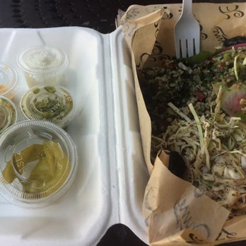 Dune Downtown - Hummus and Tabbouleh Plate To Go - $11.46 out the door. - Falafel Near Me - Los Angeles, California Dune Downtown - Hummus and Tabbouleh Plate To Go - $11.46 out the door. - Falafel Near Me - Los Angeles, California