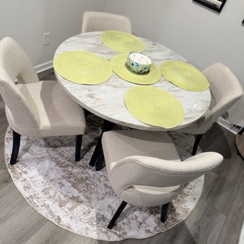 Cozy Home - Marble Top round table - Furniture Stores Near Me - Nashville, Tennessee