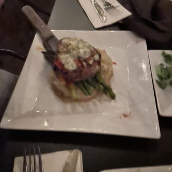 Stacks Bar & Grill - Stack's Filet on a bed of mashed potatoes - Bars Near Me - Valparaiso, Indiana