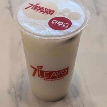 7 Leaves Cafe - Brazilian Lemonade. Refreshing on a hot day, but maybe a little pricey for the regular size - Coffee & Tea Near Me - Artesia, California 7 Leaves Cafe - Brazilian Lemonade. Refreshing on a hot day, but maybe a little pricey for the regular size - Coffee & Tea Near Me - Artesia, California